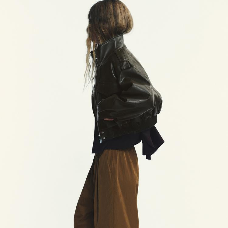 Elise™ | Kurze Lederjacke