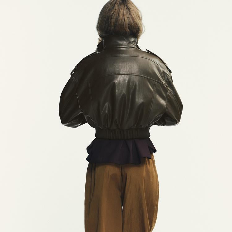 Elise™ | Kurze Lederjacke