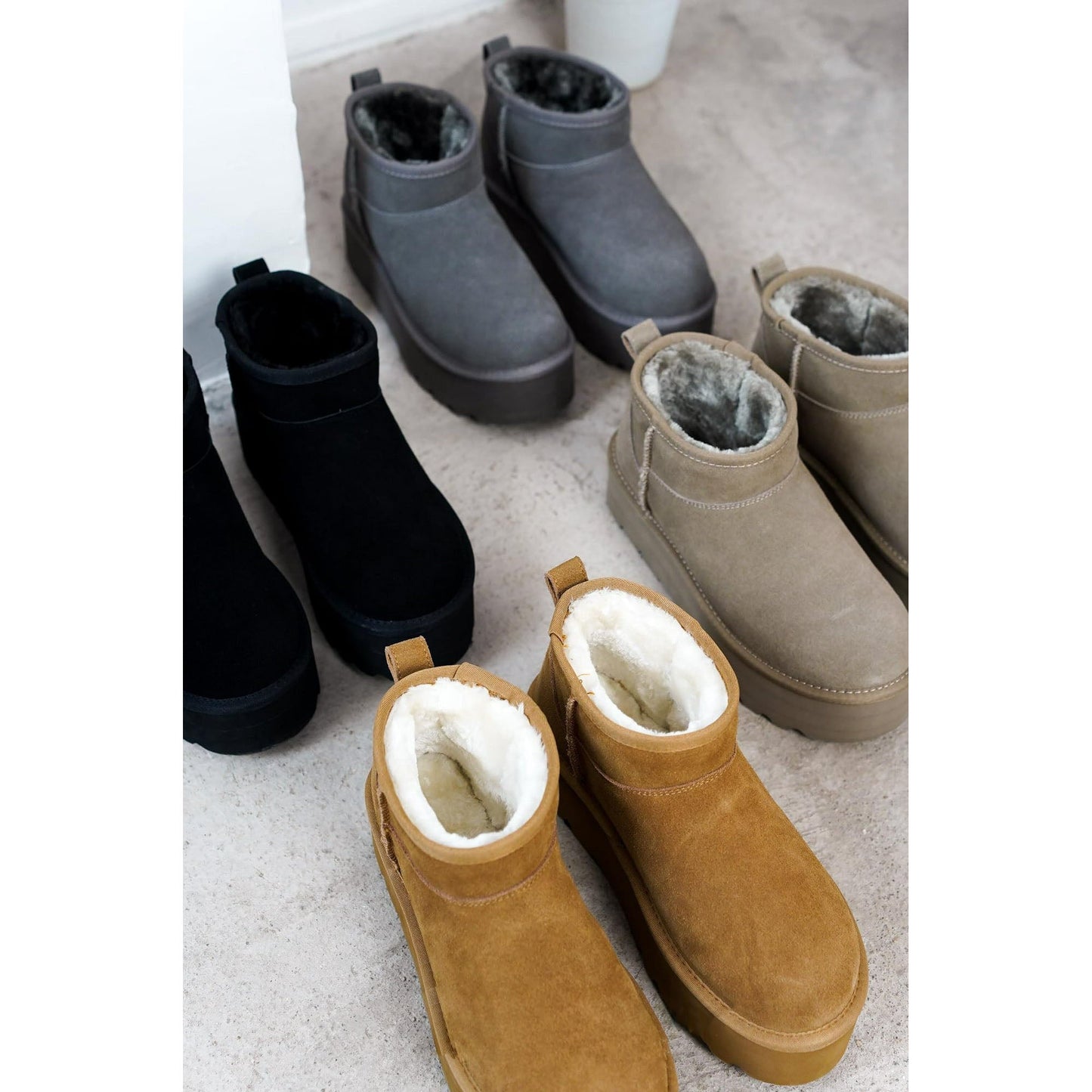 Cindy™ | Einfache Wildlederstiefel