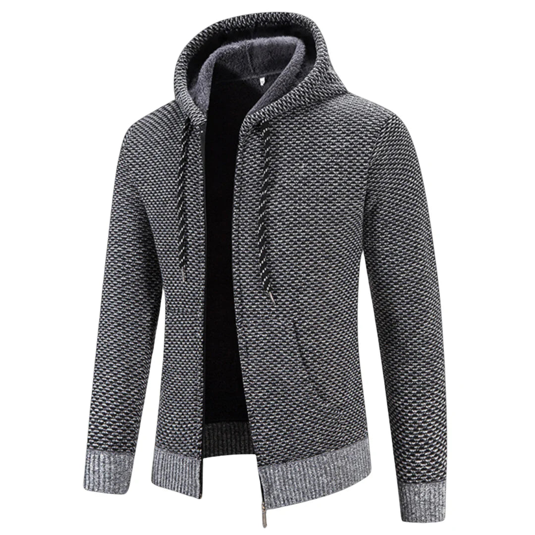 Vincenzo™ | Cardigan con cappuccio
