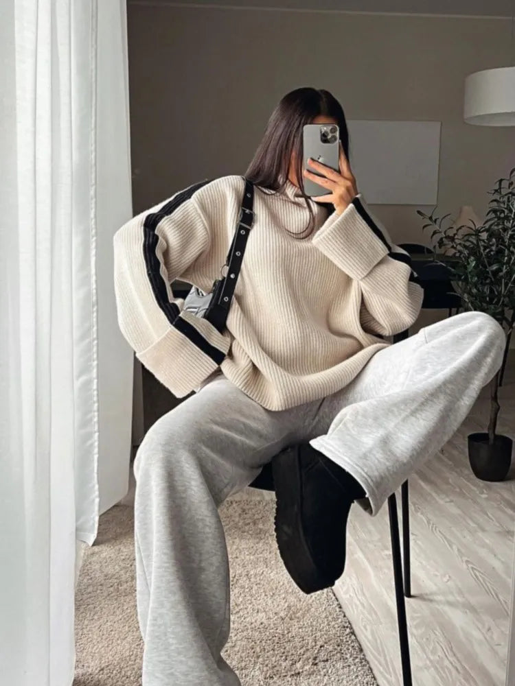 Dunancia™ | Rollkragenpullover gestrickt