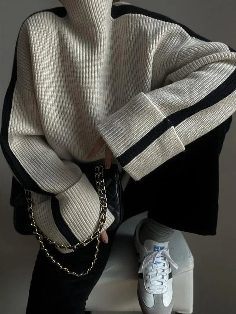Dunancia™ | Rollkragenpullover gestrickt