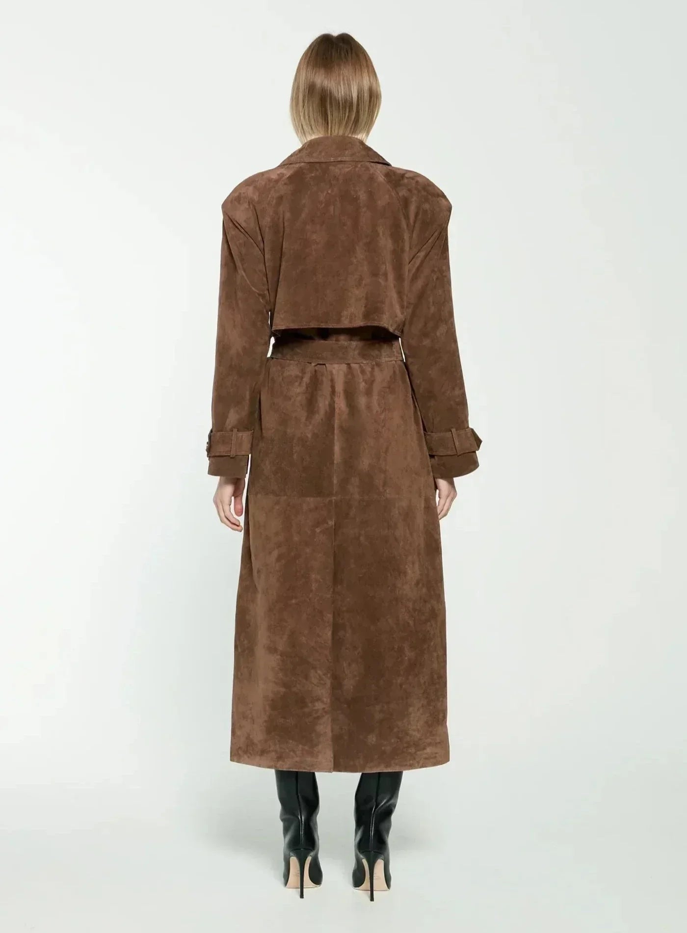 Chloe™ | Wildleder-Trenchcoat