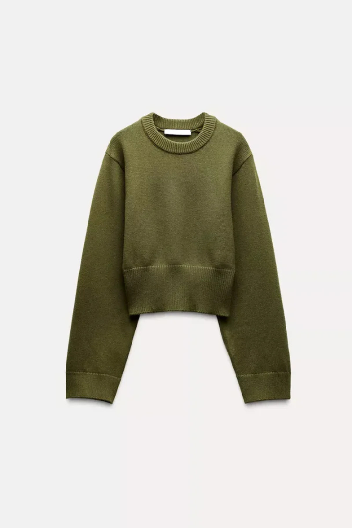 Aurrelia™ | Grüner Pullover