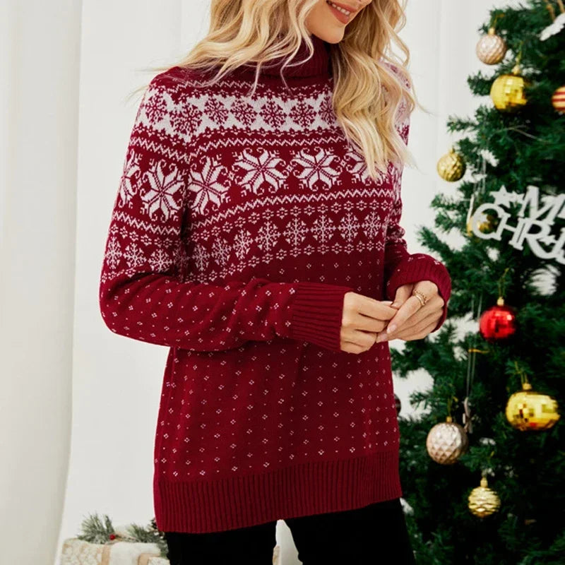 Belle™ | Dolcevita Natalizio Lavorato a Maglia