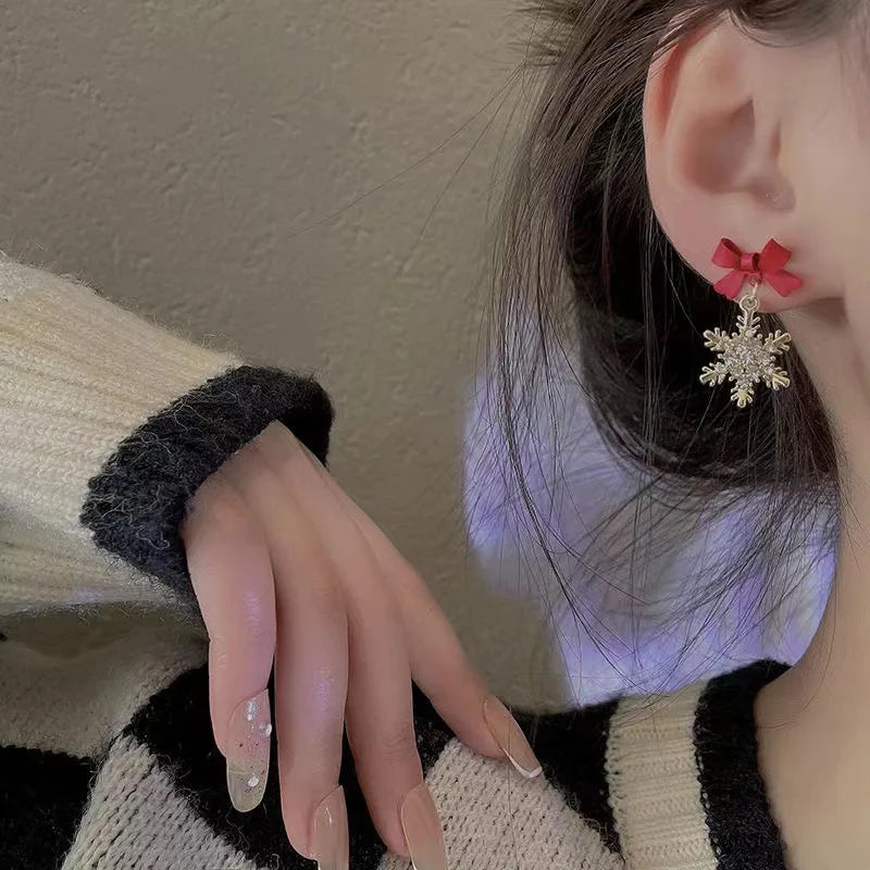 Merry™ | Orecchini natalizi a fiocco di neve