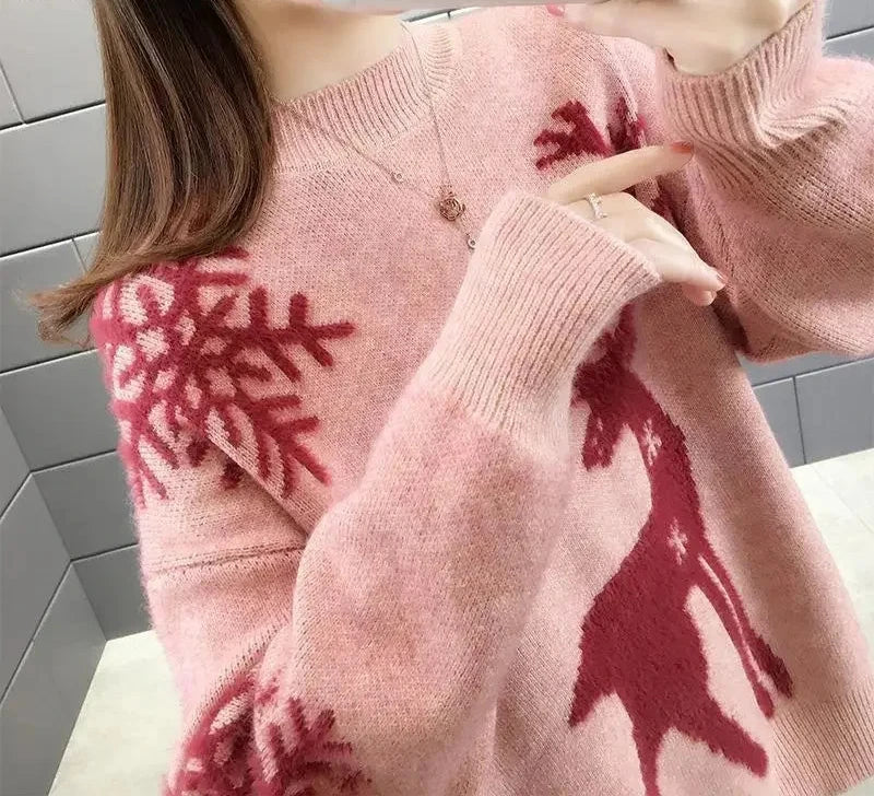 Eve™ | Maglione oversize con cervo