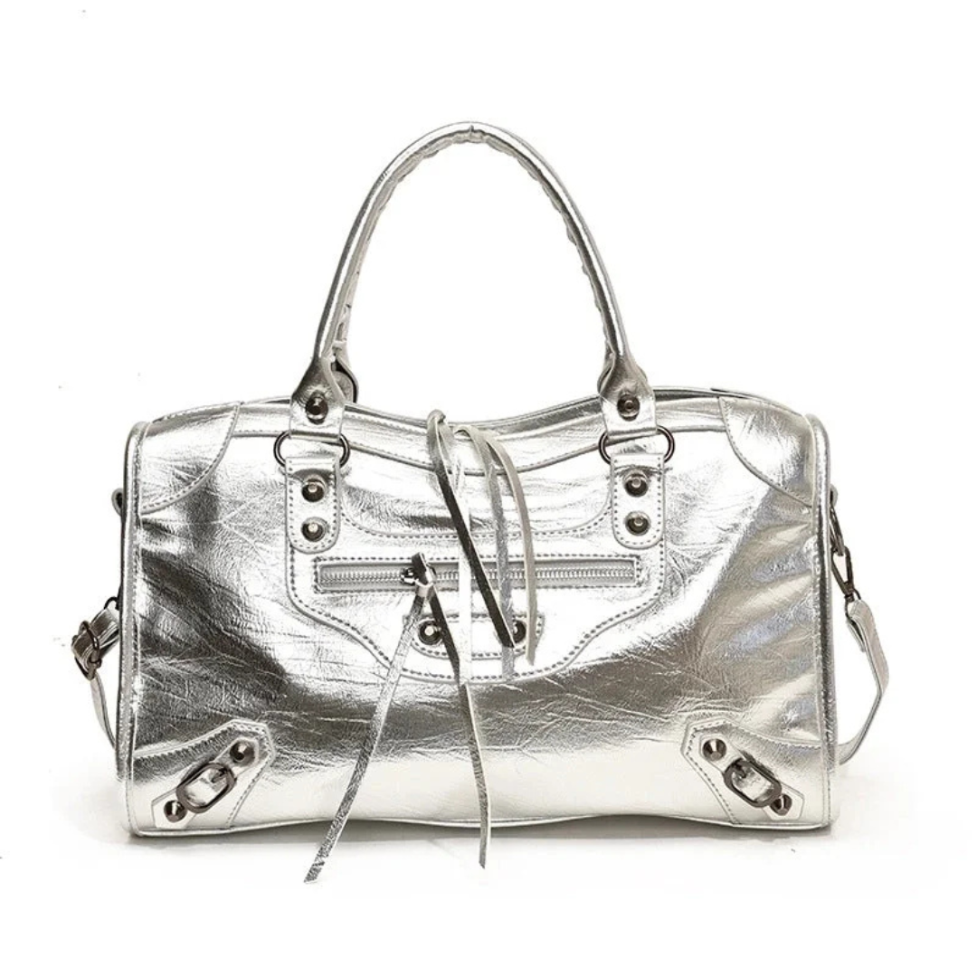 Divina™ | Schwarze Ledertasche