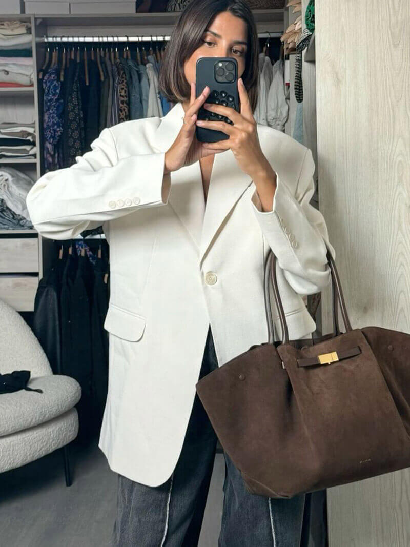 Heather™ | Moderne Damenhandtasche aus Wildleder