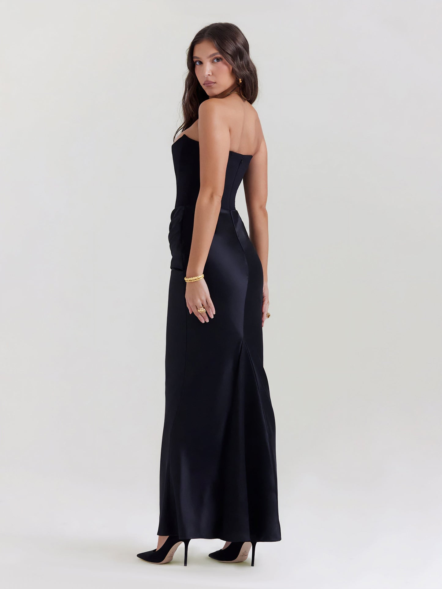 Eleni™ | Schwarzes Kleid