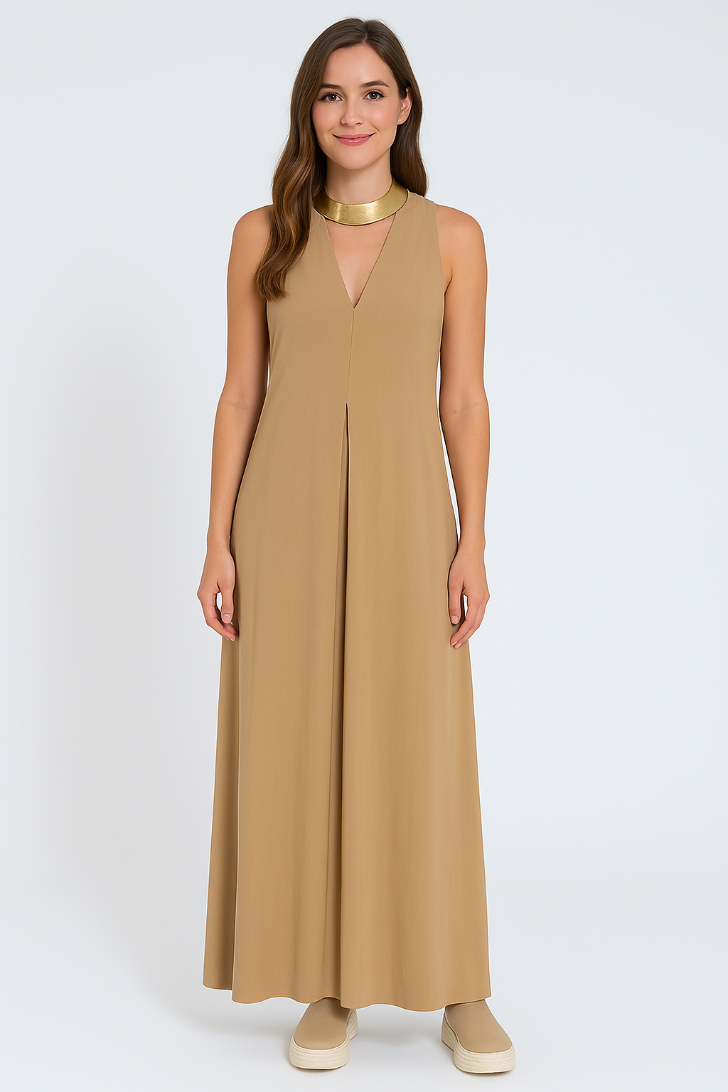 Sevina™ | Elegantes Langes Kleid + Kostenlose Passende Weste