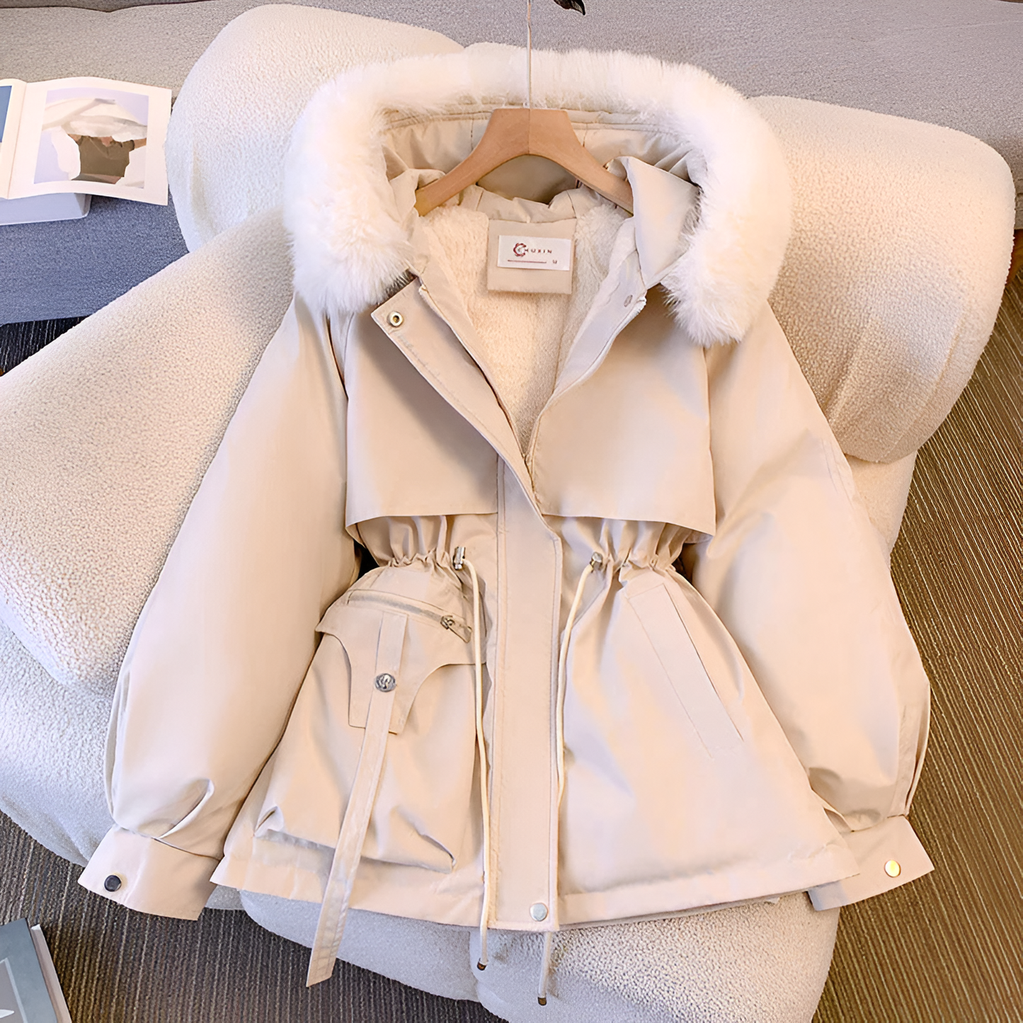 Beverly™ | Cappotto Invernale Con Collo di Pelliccia