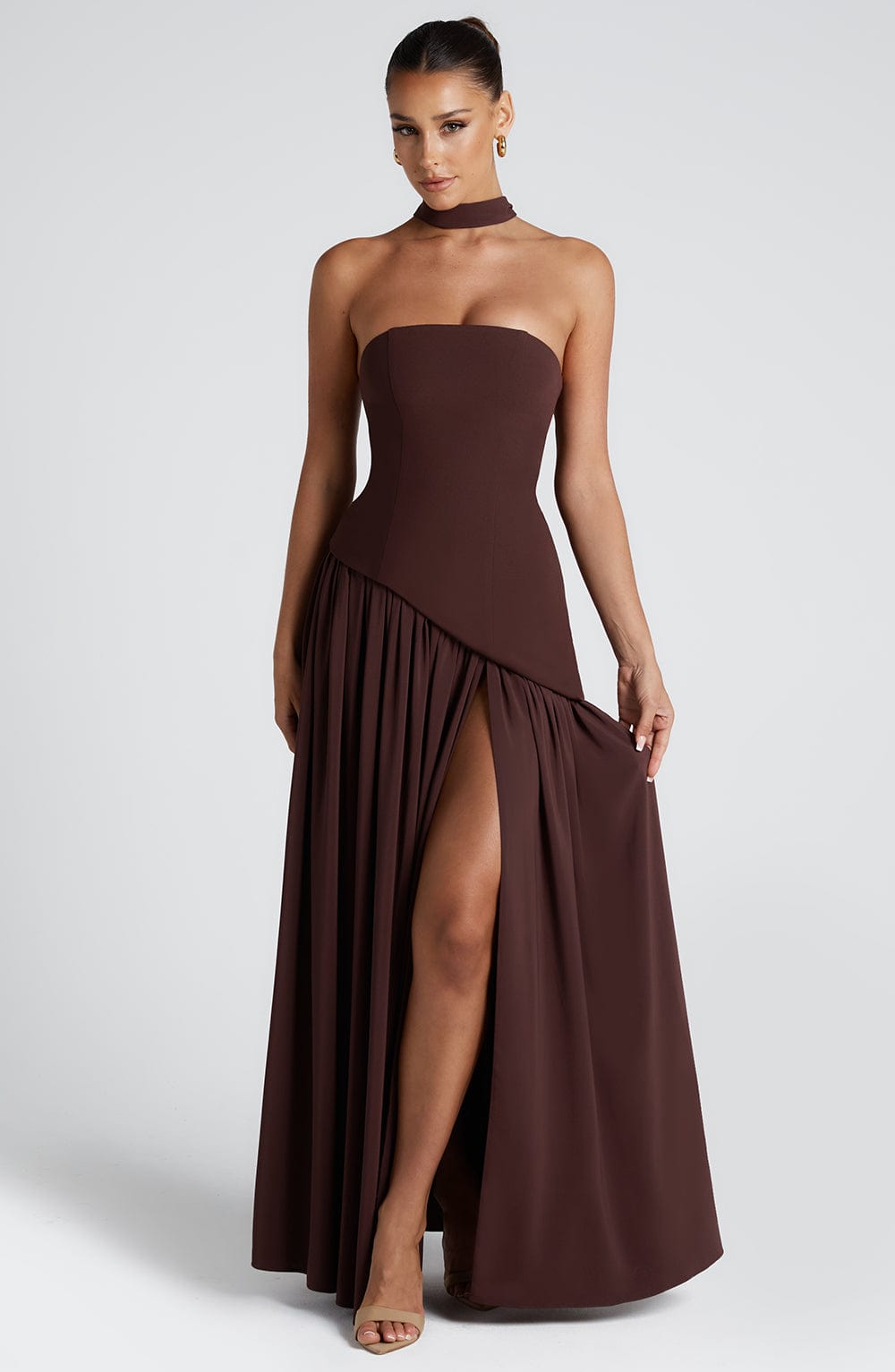 Dunancia™ | Maliyah Trägerloses Maxikleid