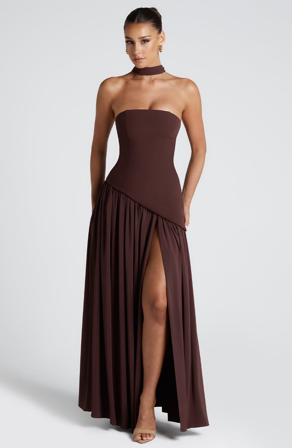 Dunancia™ | Maliyah Trägerloses Maxikleid