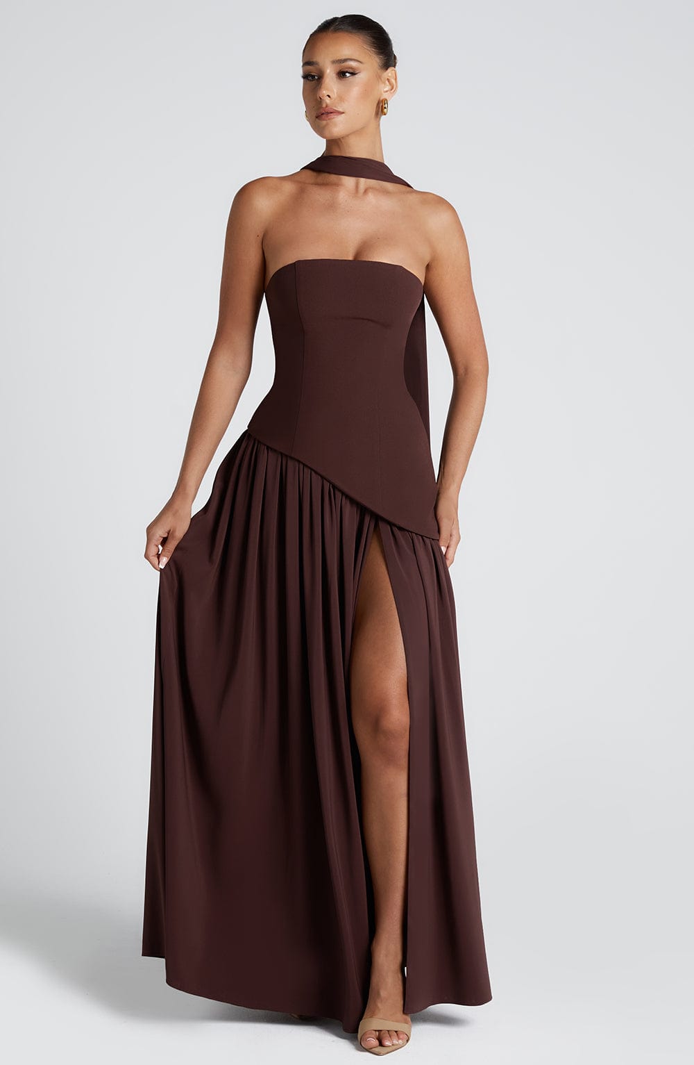 Dunancia™ | Maliyah Trägerloses Maxikleid