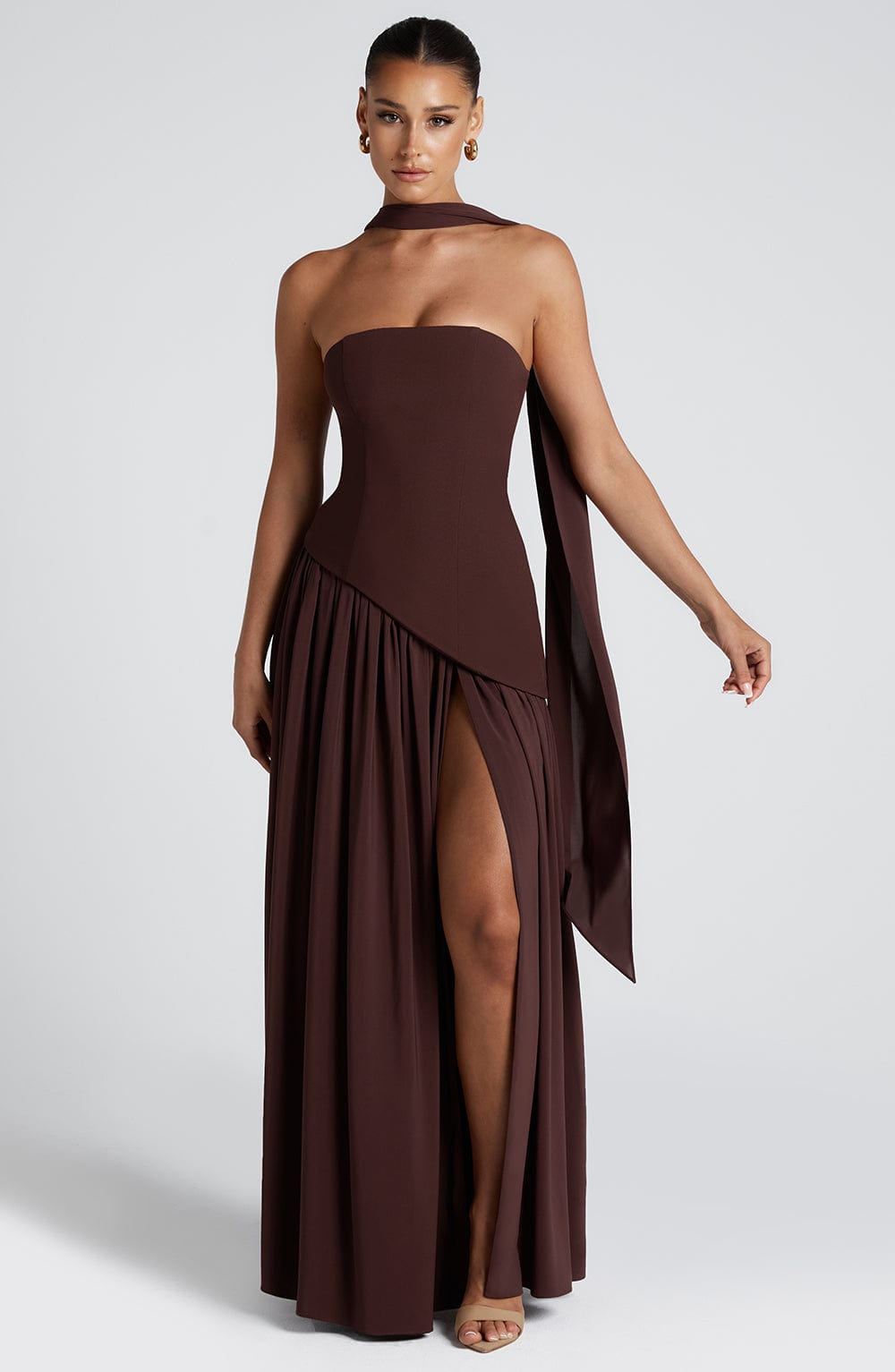 Dunancia™ | Maliyah Trägerloses Maxikleid