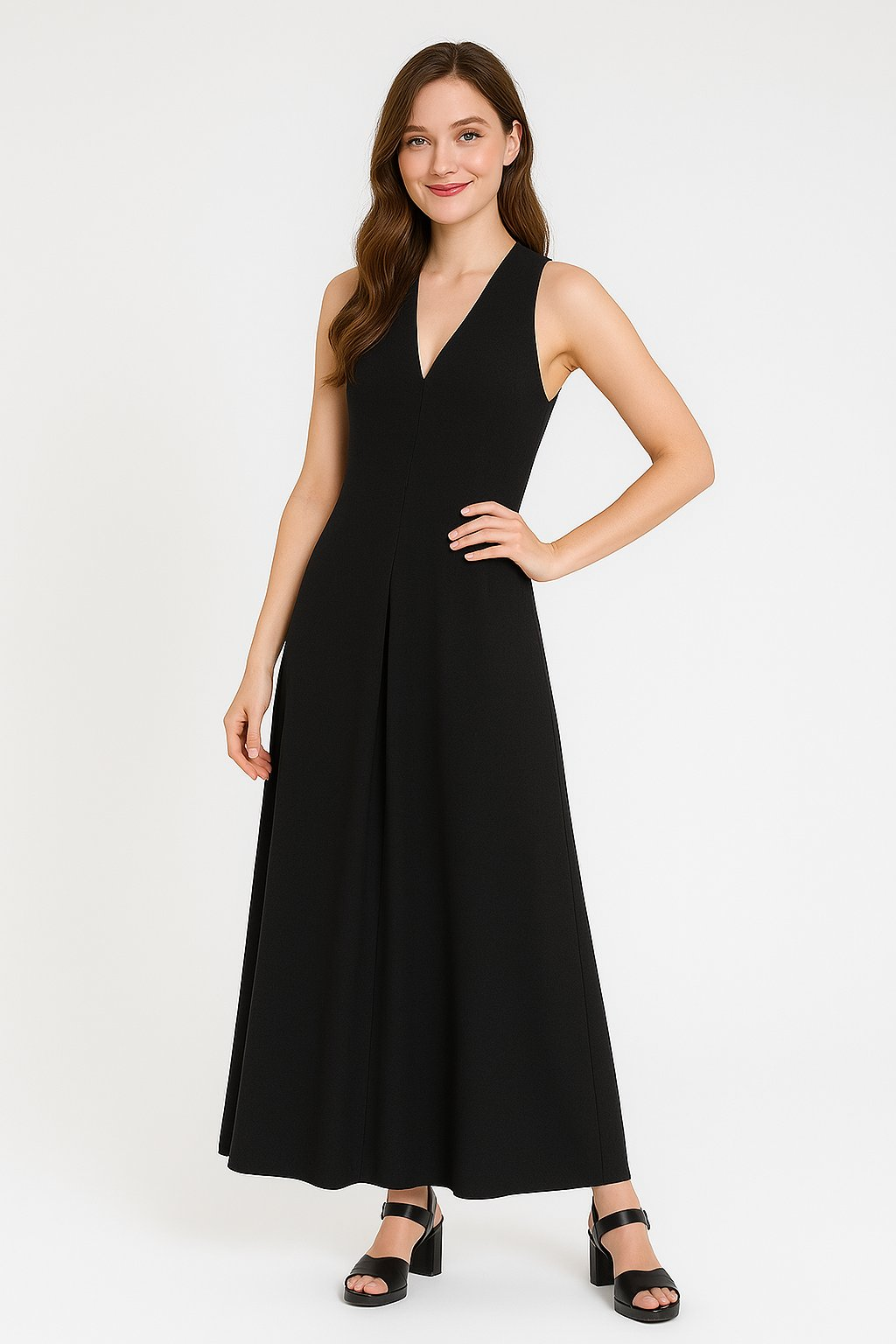 Sevina™ | Elegantes Langes Kleid + Kostenlose Passende Weste