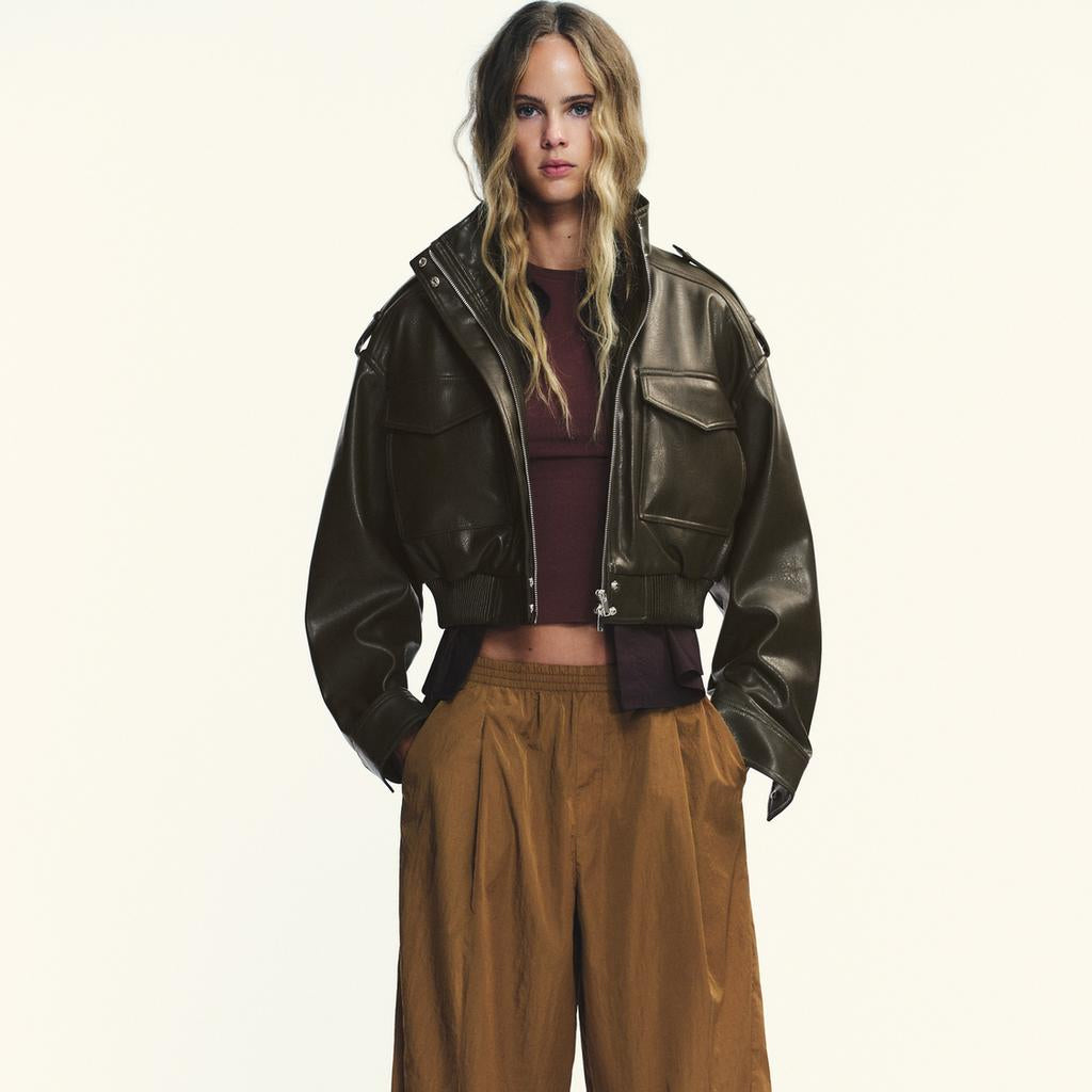 Elise™ | Kurze Lederjacke