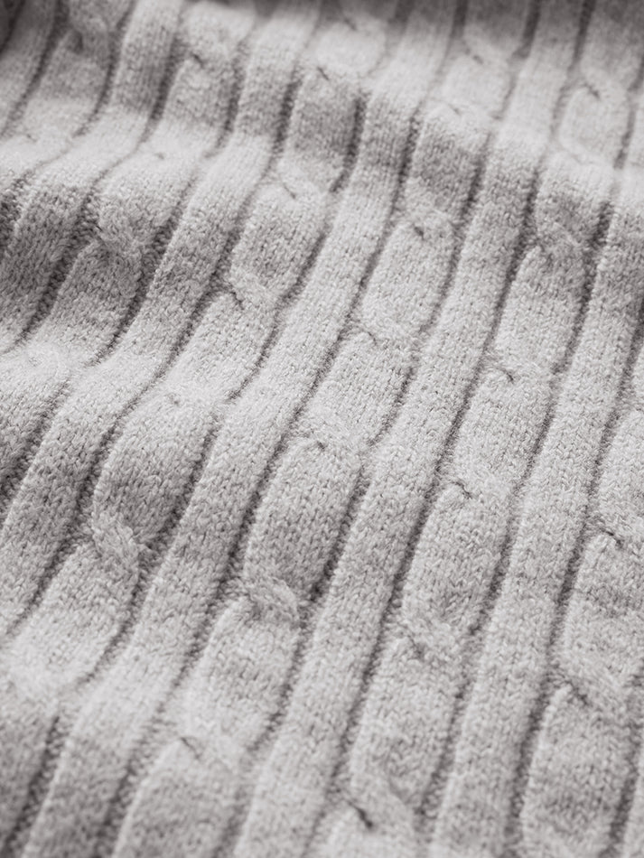 Zera™ | Lounge-Set aus Strickpullover mit Zopfmuster