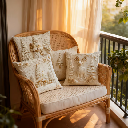 Noelle™ | Weihnachts-Kissenbezug