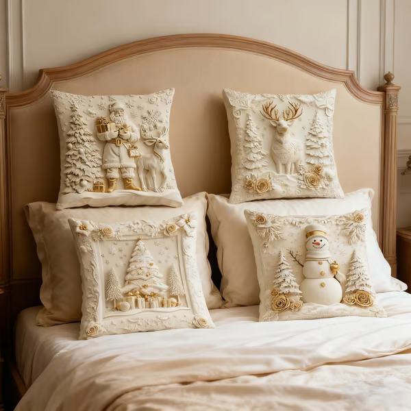 Noelle™ | Weihnachts-Kissenbezug