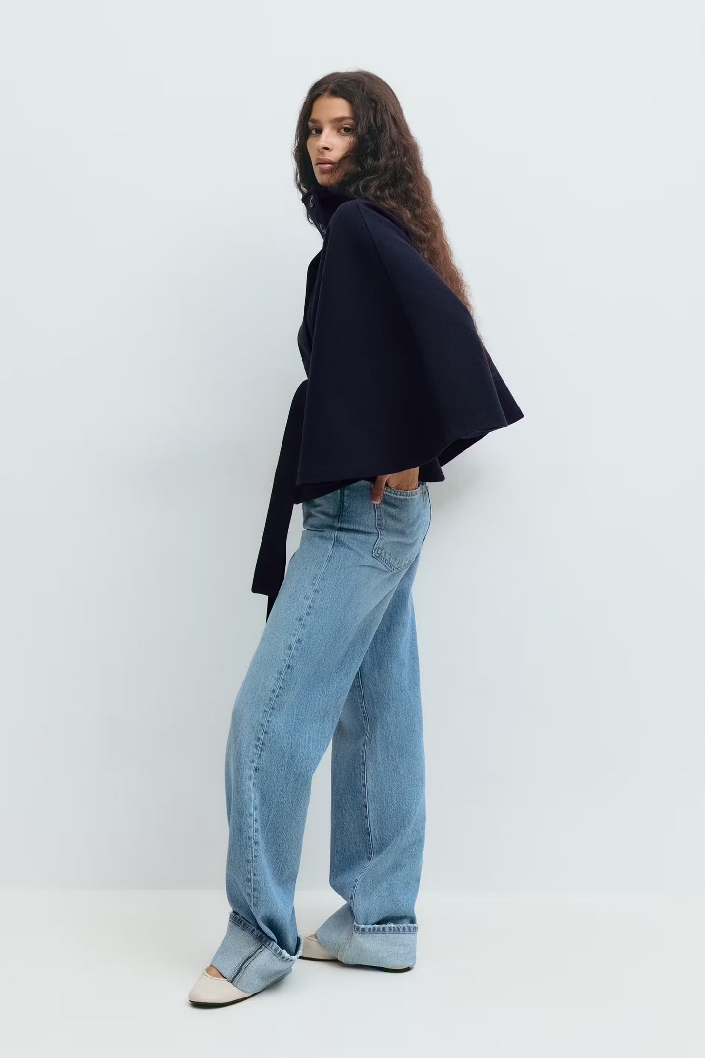 Laila™ | Gürtel-Umhangjacke