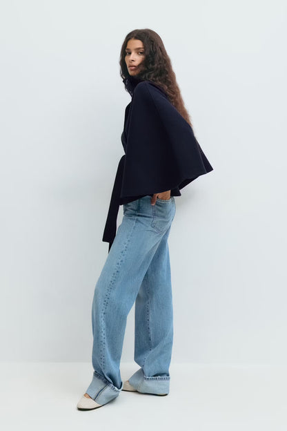 Laila™ | Gürtel-Umhangjacke