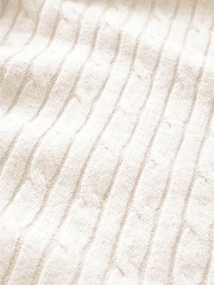 Zera™ | Lounge-Set aus Strickpullover mit Zopfmuster