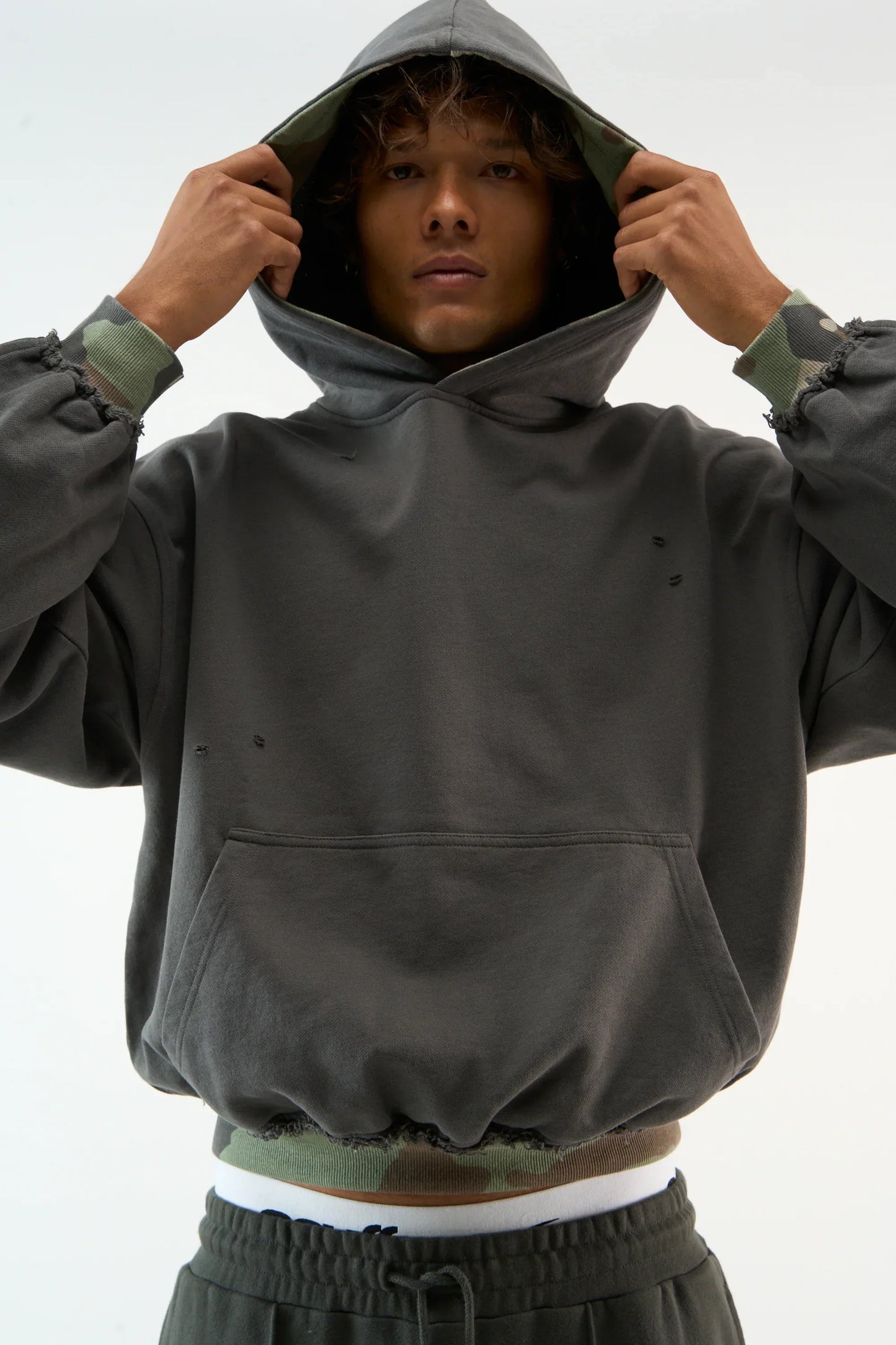 Rawr™ | Oversized Unisex-Hoodie mit Print