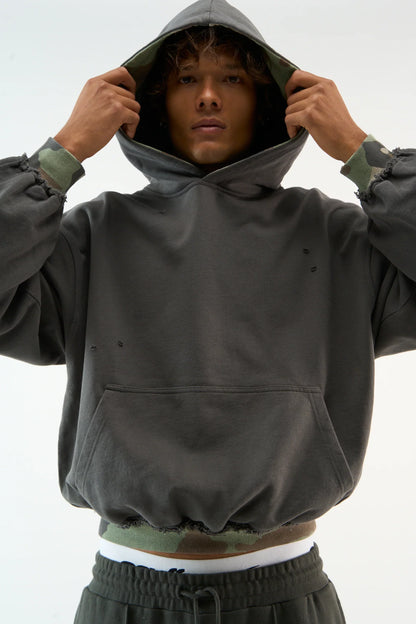 Rawr™ | Oversized Unisex-Hoodie mit Print