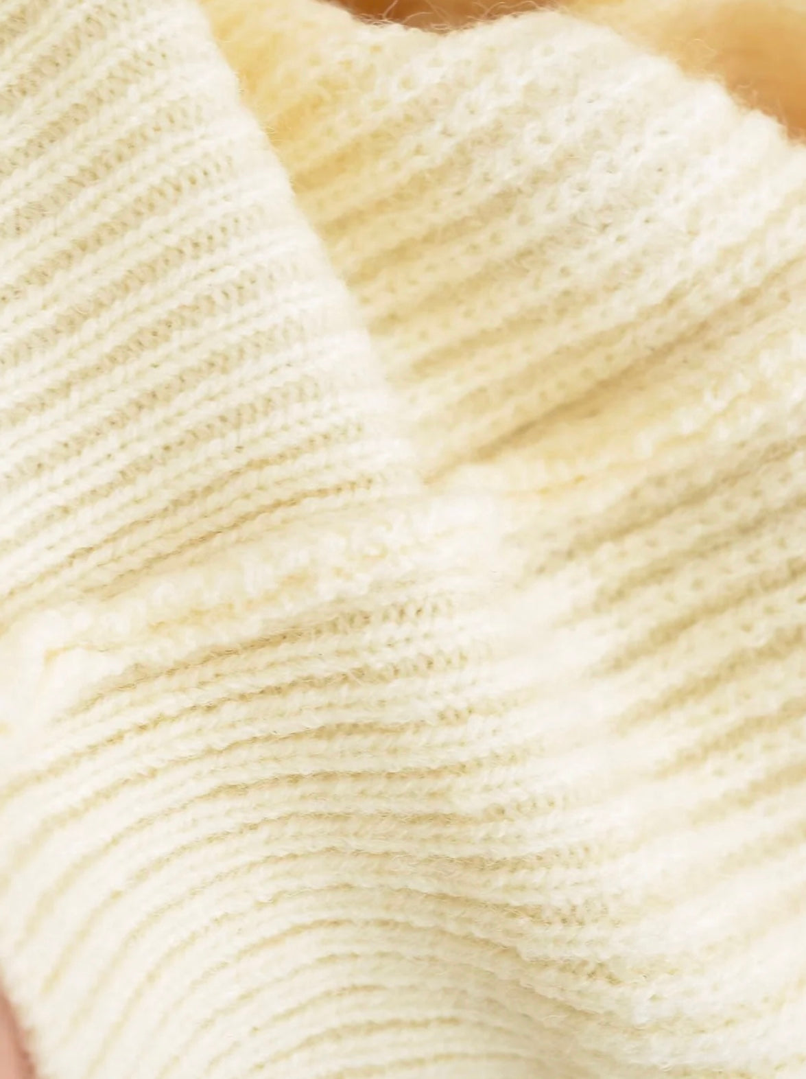 Damen-Strickjacke mit Kragen und Knöpfen – Wolle