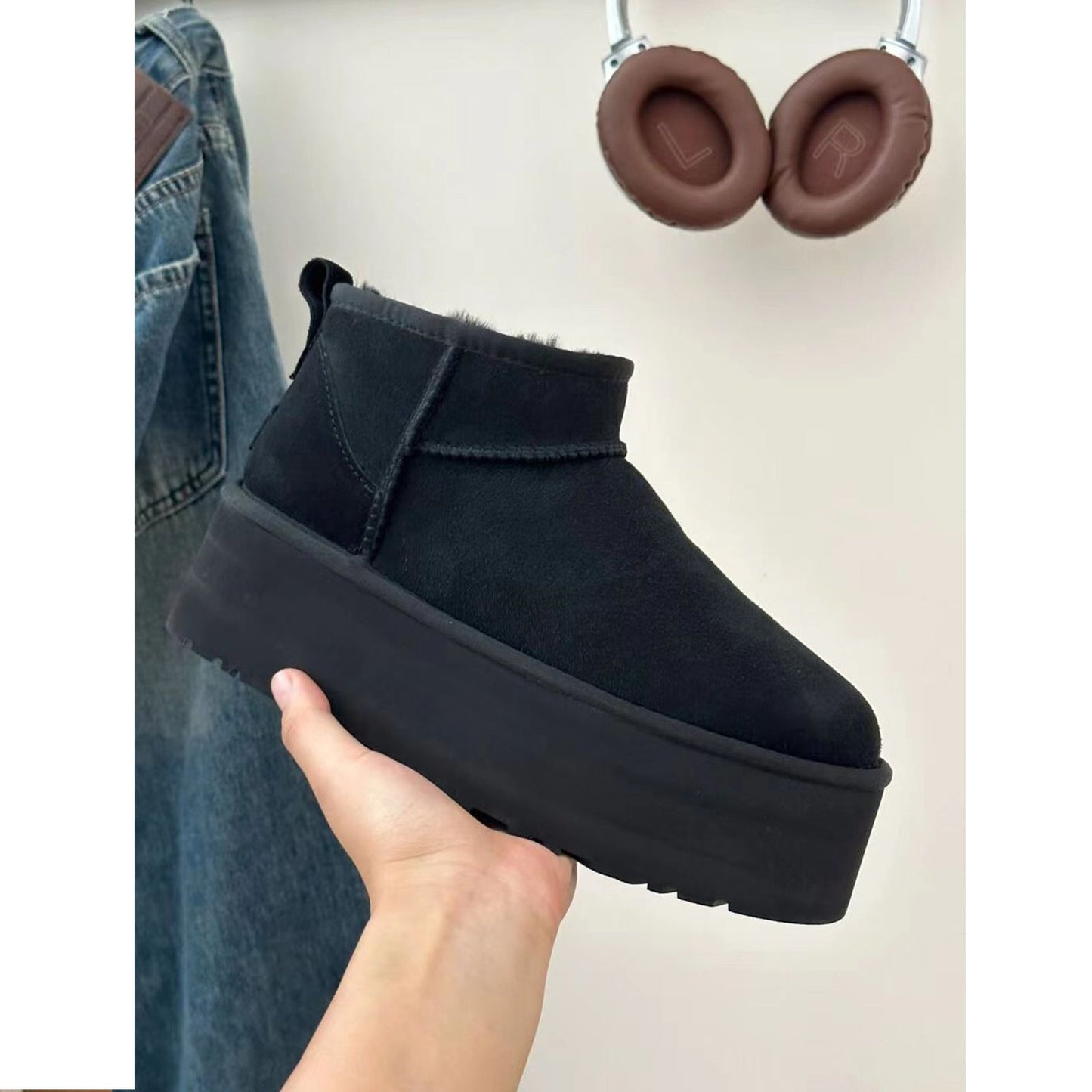 Cindy™ | Einfache Wildlederstiefel