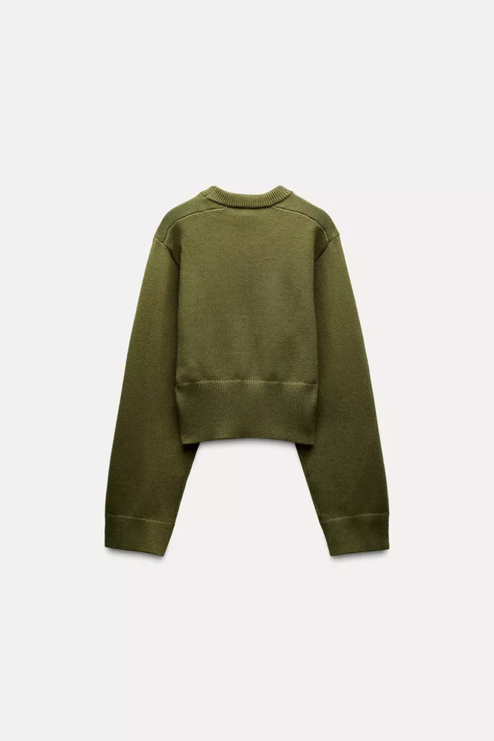 Aurrelia™ | Grüner Pullover