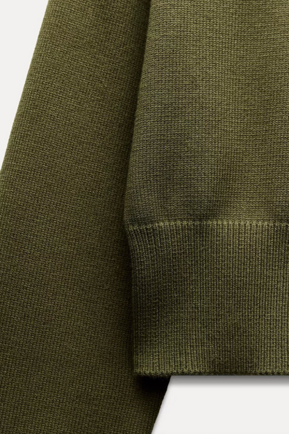 Aurrelia™ | Grüner Pullover