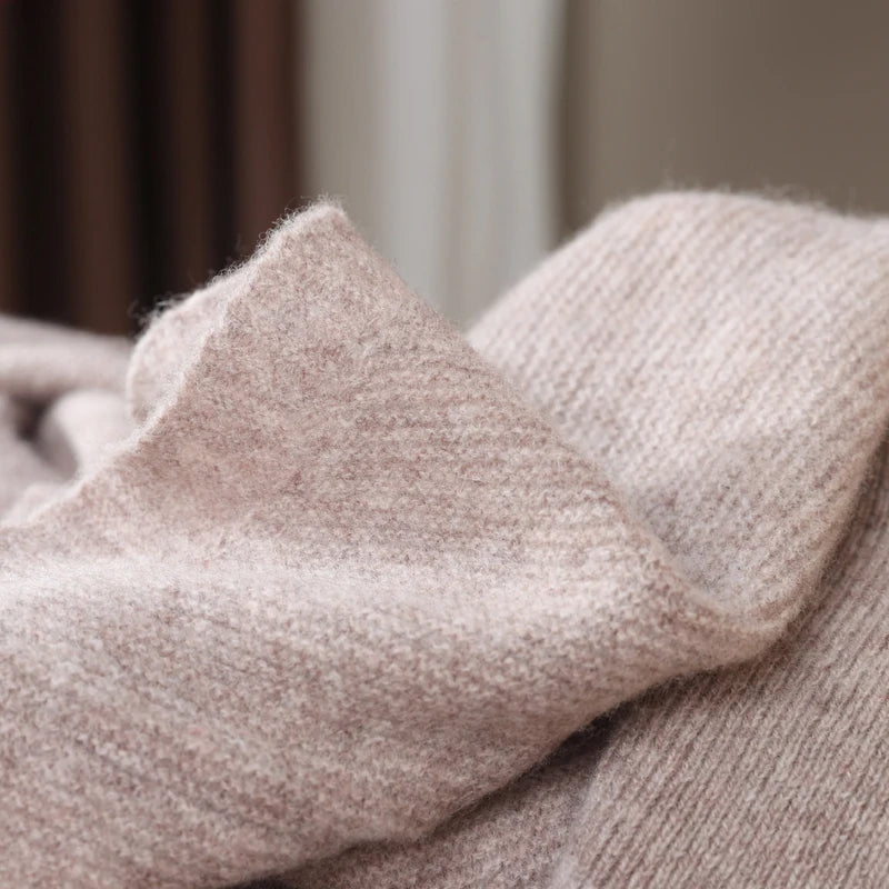 Merinowolle-Strickjacke – Strickjacke zum Überziehen