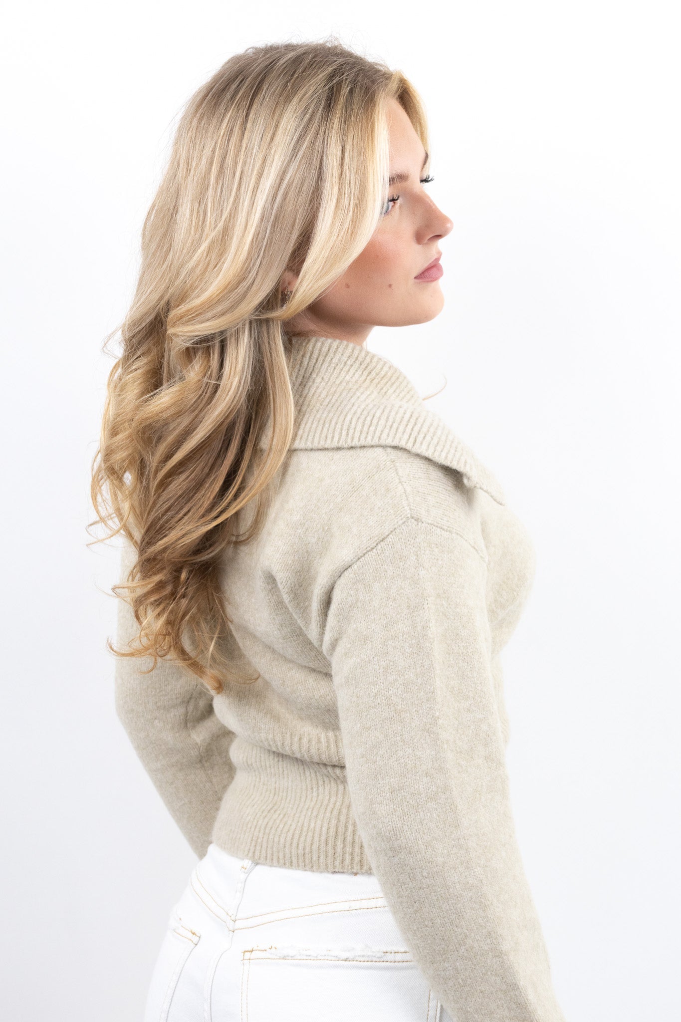 Angelika™ | Weicher Strickpullover mit Polokragen