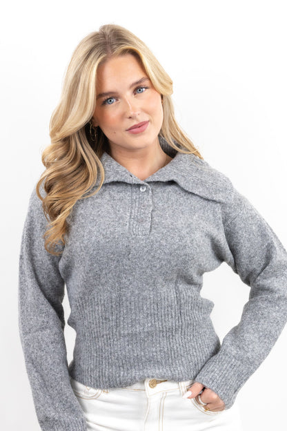 Angelika™ | Weicher Strickpullover mit Polokragen