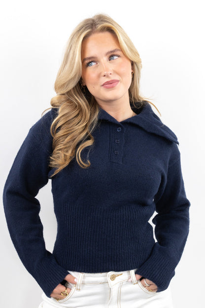 Angelika™ | Weicher Strickpullover mit Polokragen
