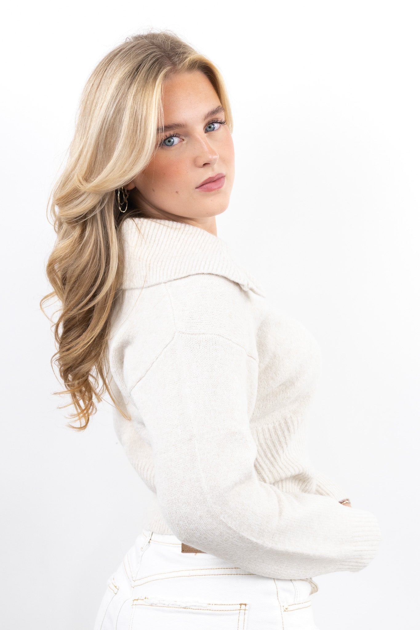 Angelika™ | Weicher Strickpullover mit Polokragen