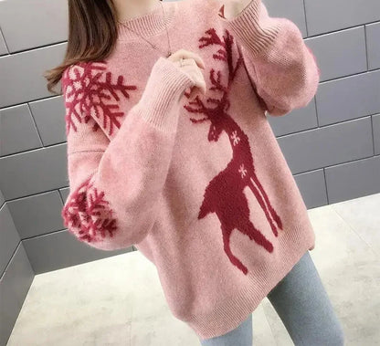 Eve™ | Maglione oversize con cervo