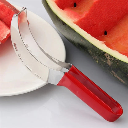 Rvs Windmolen Watermeloen Cutter Artefact Salade Fruit Slicer Cutter Tool Watermeloen Graver Keuken Accessoires Gadgets
