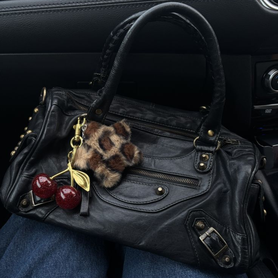 Divina™ | Schwarze Ledertasche