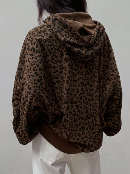 Tamara™ | Kapuzenpullover mit Leopardenmuster