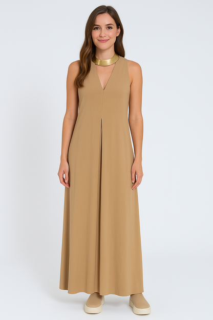 Sevina™ | Elegantes Langes Kleid + Kostenlose Passende Weste