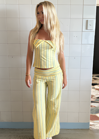 Sophia™ | Gestreiftes zweiteiliges Set