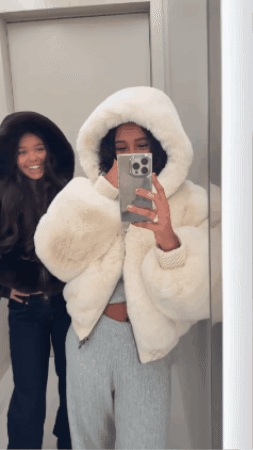 Liana™| Kunstfelljacke