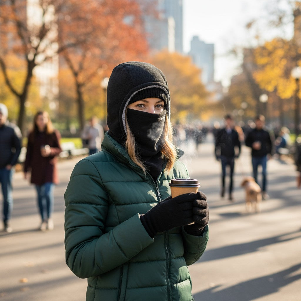 Jamie™ | Unisex Winddichte Fleece-Sturmhaube für Gesicht und Hals