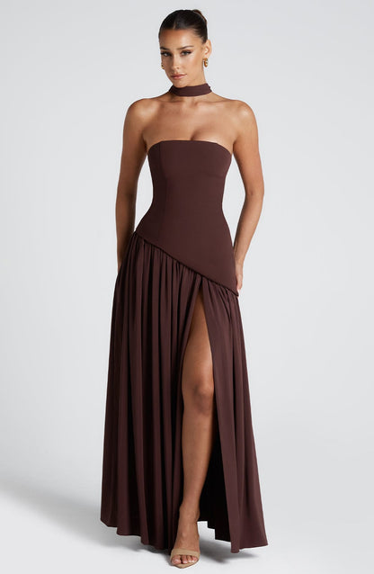 Dunancia™ | Maliyah Trägerloses Maxikleid