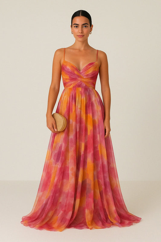 Thaliah™ | Schönes Maxikleid mit Blumendruck