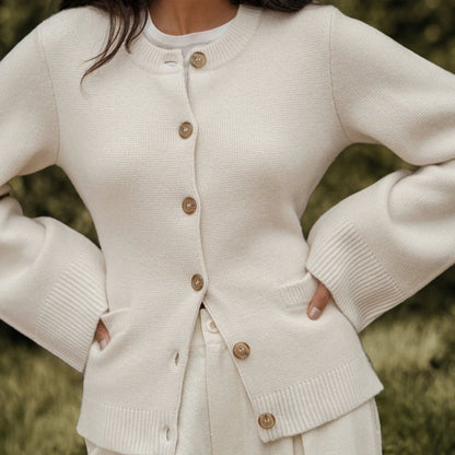 Yata™ | Ultraweiche Weste mit Knopfverschluss